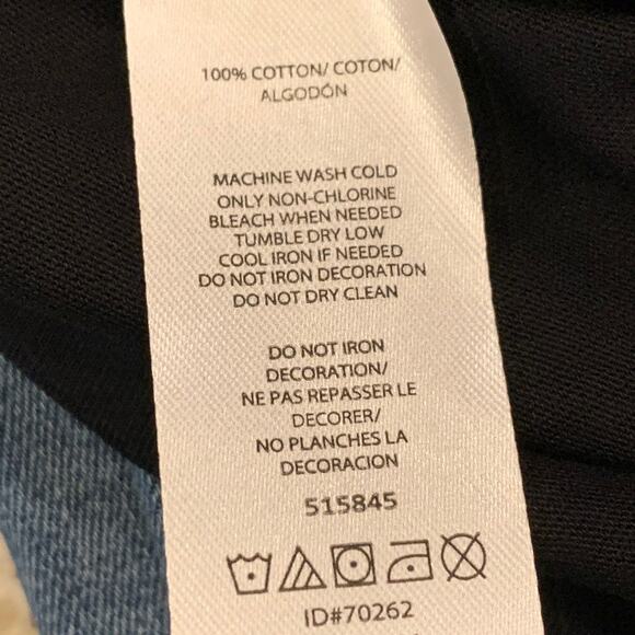 NWT LOFT Black W/Christmas Merry and Bright Graphic Long Sleeve Tee - Picture 7 of 10